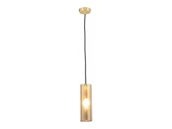 Maytoni Gioia Moderna lámpara de techo colgante Gioia Gold con pantalla de cristal