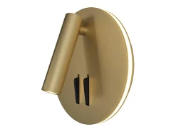 Maytoni Ios 176 Technical Ios 176 LED Integrado Lámpara de Pared Lectura Oro Mate