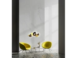 Maytoni Jack-stone Lámpara de pared LED integrada moderna, níquel, 3000K