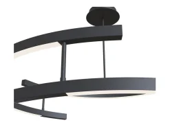 Maytoni Line Lámpara de techo colgante integrada moderna negra, 4000K