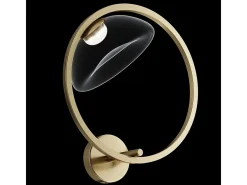 Maytoni Lunare I Aplique LED Integrado Moderno Latón 3000K