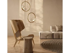 Maytoni Lunare Moderna lámpara de techo colgante LED integrada latón 3000K