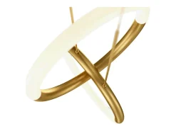 Maytoni Node Moderna lámpara de techo colgante LED integrada de 2 luces dorada 3000K