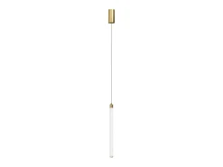 Maytoni Ray Lámpara de Techo Colgante Fina Dorada, 95,9cm, LED Integrado 3000K