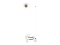 Maytoni Ring Plafón colgante globo moderno 4 luces latón G9