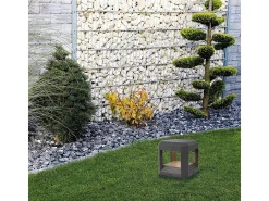 Maytoni Royal Mile Luz de paisaje de pedestal gris LED integrada Royal Mile para exteriores IP65