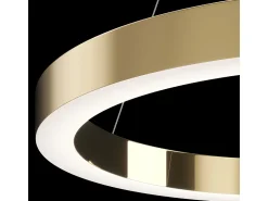 Maytoni Saturno Lámpara colgante de techo LED integrada moderna, latón, 3100 lm, 4000 K
