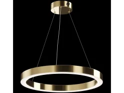 Maytoni Saturno Lámpara colgante de techo LED integrada moderna, latón, 3100 lm, 4000 K