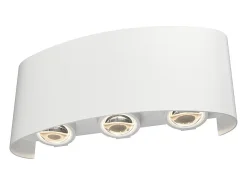 Maytoni Strato Aplique Exterior Up Down Blanco, IP54, 3000K