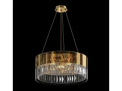 Maytoni Wonderland Plafón colgante cilíndrico moderno dorado