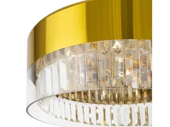 Maytoni Wonderland Plafón colgante cilíndrico moderno dorado