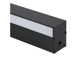 NETTLIFE 2 apliques de pared LED modernos para interior 100CM 34W pasillo arriba abajo blanco cálido negro