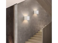 NETTLIFE Aplicación LED para Muro Int/Ext, Blanco Caliente IP65, para Casa, Dormitorio, Pasillo, Escalera