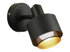 NETTLIFE Aplique de pared vintage E14 Foco de techo giratorio y ajustable