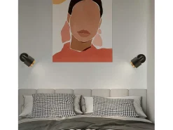 NETTLIFE Aplique de pared vintage E14 Foco de techo giratorio y ajustable