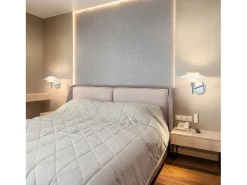 NETTLIFE Aplique de pared interior para dormitorio - Diseño de metal blanco, lámpara de pasillo creativa G9 Sin bombilla (Máx. 25W).