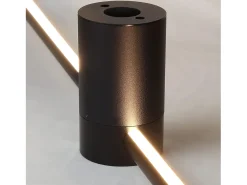 NETTLIFE Aplique LED para Interiores - 100 CM Negro 8 W Lámpara Giratoria Minimalista para Sala de Estar Lámpara de Noche Blanco cálido 3000 K