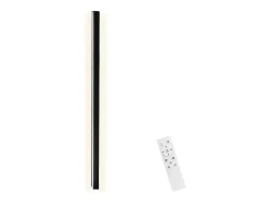 NETTLIFE Aplique LED para Interior Negro Regulable 100 cm Moderno 15 W Lámpara de Pasillo Iluminación de Pared