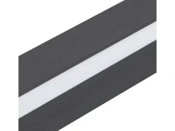 NETTLIFE Aplique LED para Interiores - Lámpara de Pasillo Moderna de 60 cm y 21 W, Color Blanco cálido, para Pasillo Arriba y Abajo