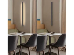 NETTLIFE Aplique LED para Interiores - Lámpara de Pasillo Moderna de 60 cm y 21 W, Color Blanco cálido, para Pasillo Arriba y Abajo