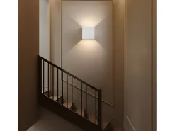NETTLIFE Aplique LED 5W,4 piezas - Aplique Blanco Exterior/Interior, Doble Haz Regulable Impermeable IP65 230V 3000K