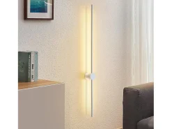 NETTLIFE, aplique mural LED interior moderno, blanco cálido 3000 K, orientable, de 100 cm.
