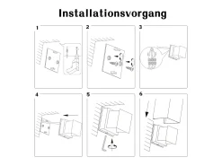 NETTLIFE Conjunto de 4 Lámparas LED para Muro Exteriores, Blanco Caliente IP65, Antracita, para Casa, Dormitorio, Escalera