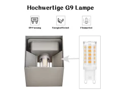 NETTLIFE Conjunto de 4 Lámparas LED para Muro Exteriores, Blanco Caliente IP65, Antracita, para Casa, Dormitorio, Escalera