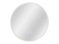 NETTLIFE Espejo con iluminación Espejo de pared LED IP44 redondo 80cm con función de espejo táctil iluminado con luz regulable