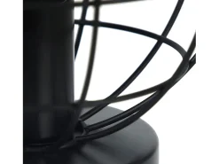 NETTLIFE Industriemetal - Vintage - Luces de techo, negro, E27 - Cúpula de la lámpara, retro - Iluminación de escaleras para cocina, dormitorio, salón.