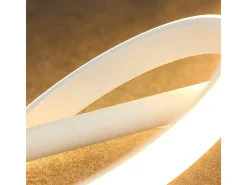 NETTLIFE Lámpara colgante LED moderna de 31 W con anillos rotativos amovibles de luz blanca cálida 3000 K