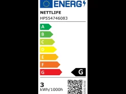 NETTLIFE Lámpara de mesa inalámbrica, lámpara de noche, batería - Lámpara de mesa LED táctil regulable con USB recargable, batería negra