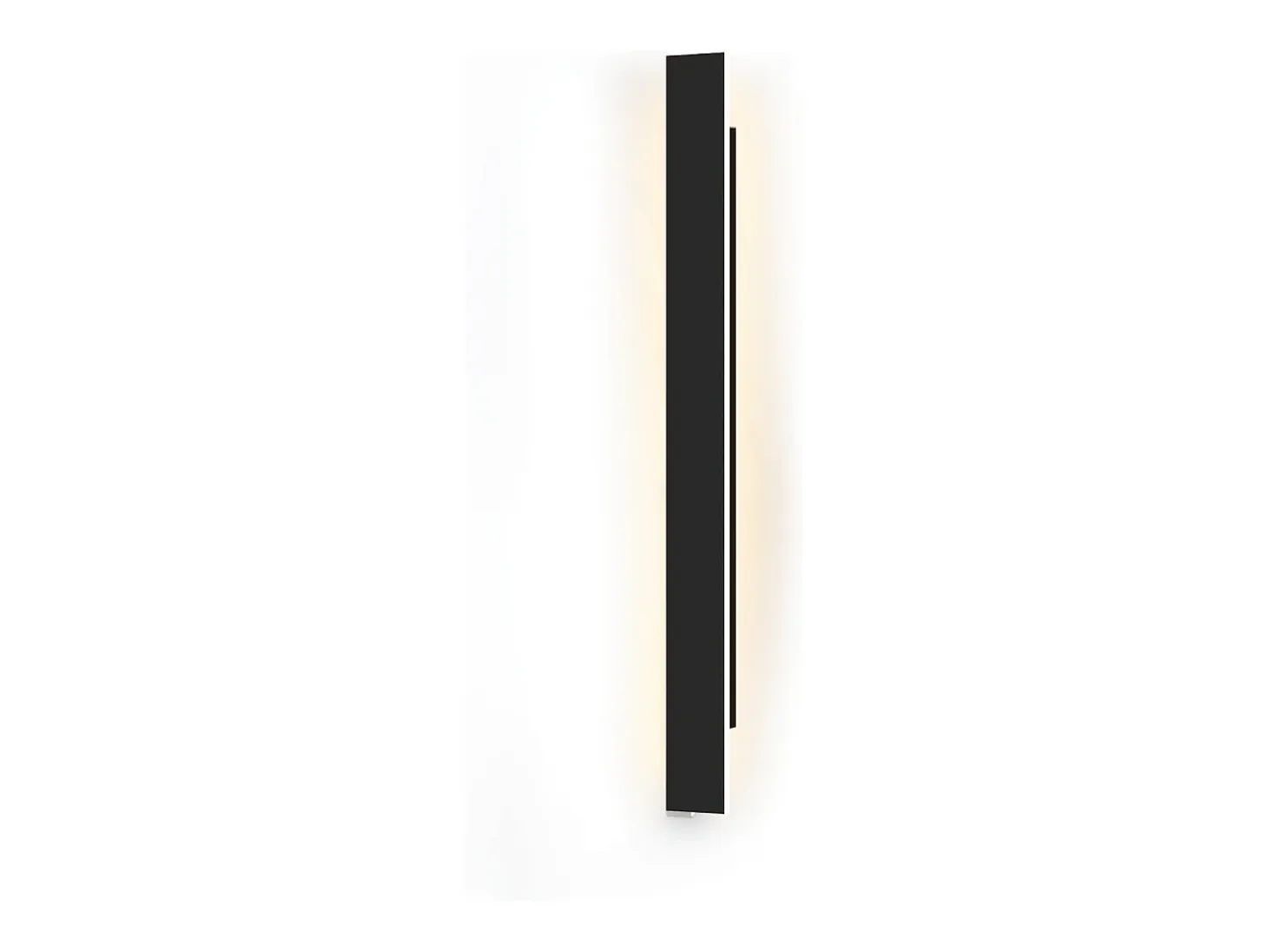 NETTLIFE, lámpara de pared LED para exteriores, 100 cm, negro, 3000K, IP65, larga, 26W, de villa, en acrílico, para casa, pared, jardines.