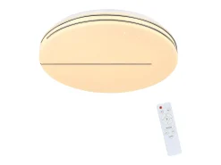 NETTLIFE Lámpara de Techo LED Moderna Lámpara Redonda de de 44 W 40 cm Regulable con Control Remoto Iluminación de Dormitorio con Cielo Estrellado