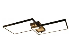 NETTLIFE Lámpara de Techo LED Regulable con Control Remoto 40W Lámpara de Dormitorio de Diseño Moderno de Metal Lámpara de para Dormitorio