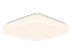 NETTLIFE Lámpara de techo LED, 21 cm, lámpara de cielo estrellado, 15 W, cuadrada, , blanco neutro, decoración de estrellas para, habitación infantil