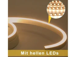 NETTLIFE Lámpara de Techo LED Lámpara de 60 cm 3000 K Lámpara de Diseño Blanca Cálida Lámpara de Lámpara Decorativa para Dormitorio Balcón