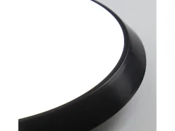 NETTLIFE Lámpara de Techo LED con Sensor de Movimiento Interior Negro IP44 15W Lámpara de Sótano Redonda con Sensor de Movimiento Ø 30cm 4000K