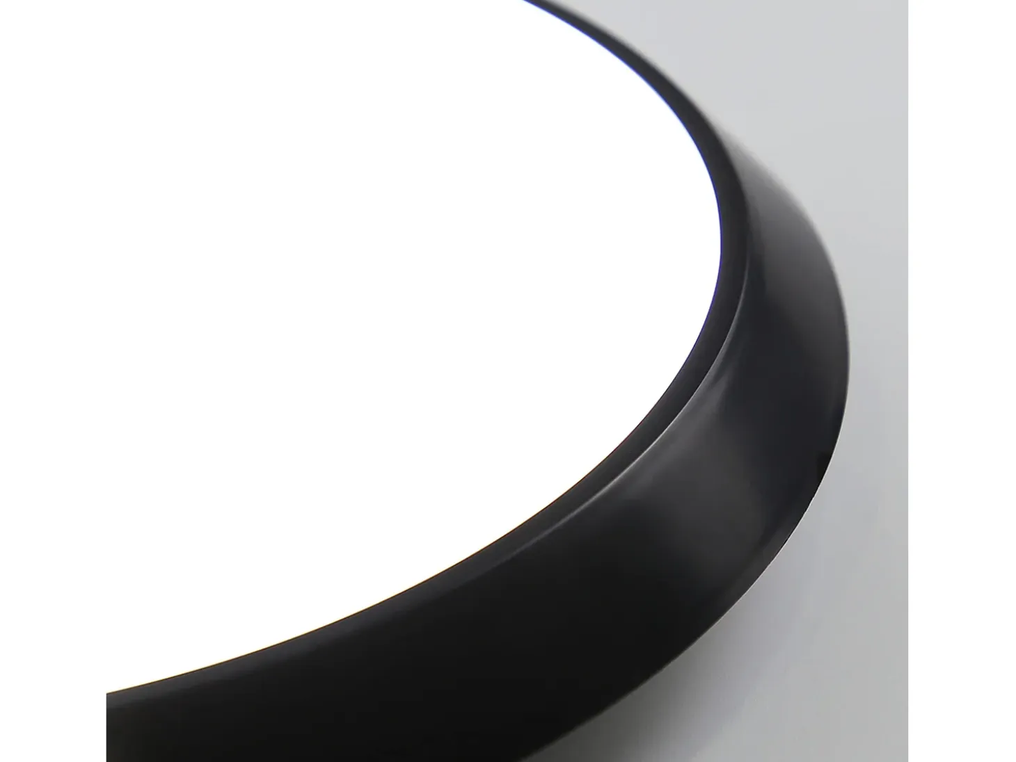 NETTLIFE Lámpara de Techo LED con Sensor de Movimiento Interior Negro IP44 15W Lámpara de Sótano Redonda con Sensor de Movimiento Ø 30cm 4000K