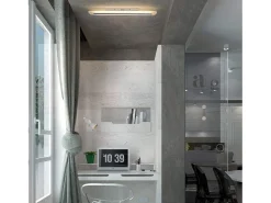 NETTLIFE Lámpara de Techo LED Regulable con Control Remoto 60 cm 23 W Oficina Pasillo Sala de Estar Moderna Dormitorio Blanco Cocina Sala de Estudio