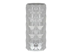 NETTLIFE Lámpara LED mesa inalámbrica, mesita noche, RGB táctil recargable, Dormitorio, Control remoto 16 colores