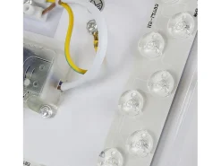 NETTLIFE Lámpara techo LED, cielo estrellado, control remoto, 37W, para dormitorio infantil, cuadrada 28cm, ideal para salón, cocina, pasillo.