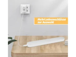 NETTLIFE Luz LED para gabinete de Cocina con Sensor de Movimiento - Lámpara de Cocina Recargable por USB Luz para gabinete 24 CM