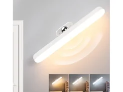 NETTLIFE Luz LED para gabinete de Cocina con Sensor de Movimiento - Lámpara de Cocina Recargable por USB Luz para gabinete 24 CM