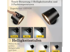 NETTLIFE Pack de 2 Lámpara de pared de jaula de metal interiores, lámpara de techo de metal ajustable moderna regulable de 360 ​​​​°, diseño negro