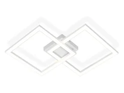 NETTLIFE Plafón LED blanco moderno de 24W y 3000K