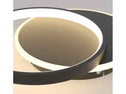 NETTLIFE Plafón LED para salón, dimmable, moderno, con mando a distancia para el pasillo.