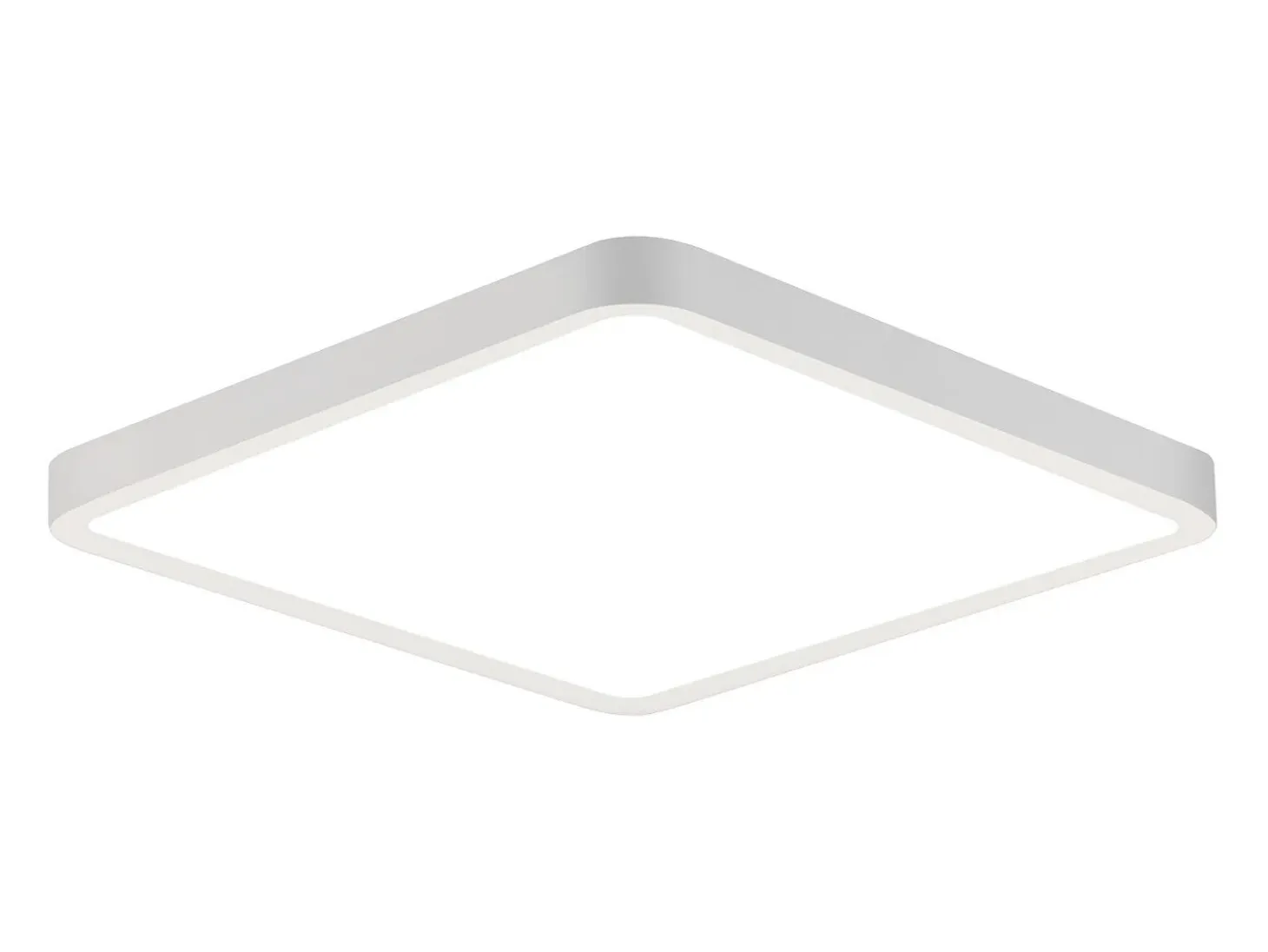 NETTLIFE Plafón LED Plano 23CM 6500K 18W Cuadrado Dormitorio Blanco LED Integrado Permanentemente