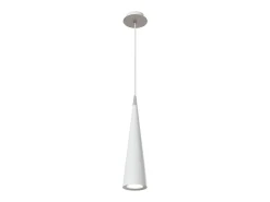 Nevill Lámpara Colgante de Techo Slim Blanca, 1 Luz, GU10