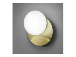 NINFEA AP1, Aplique de Latón, Luz Ideal